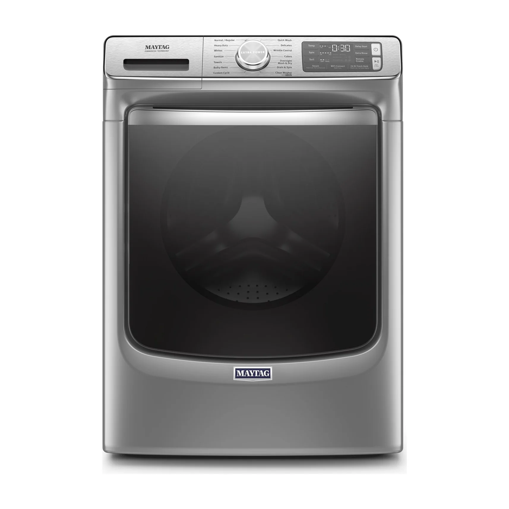 Factory Closeout Maytag Smart Front Load Washer with Extra Power and 24-Hr Fresh Hold® option - 5.0 cu. ft.