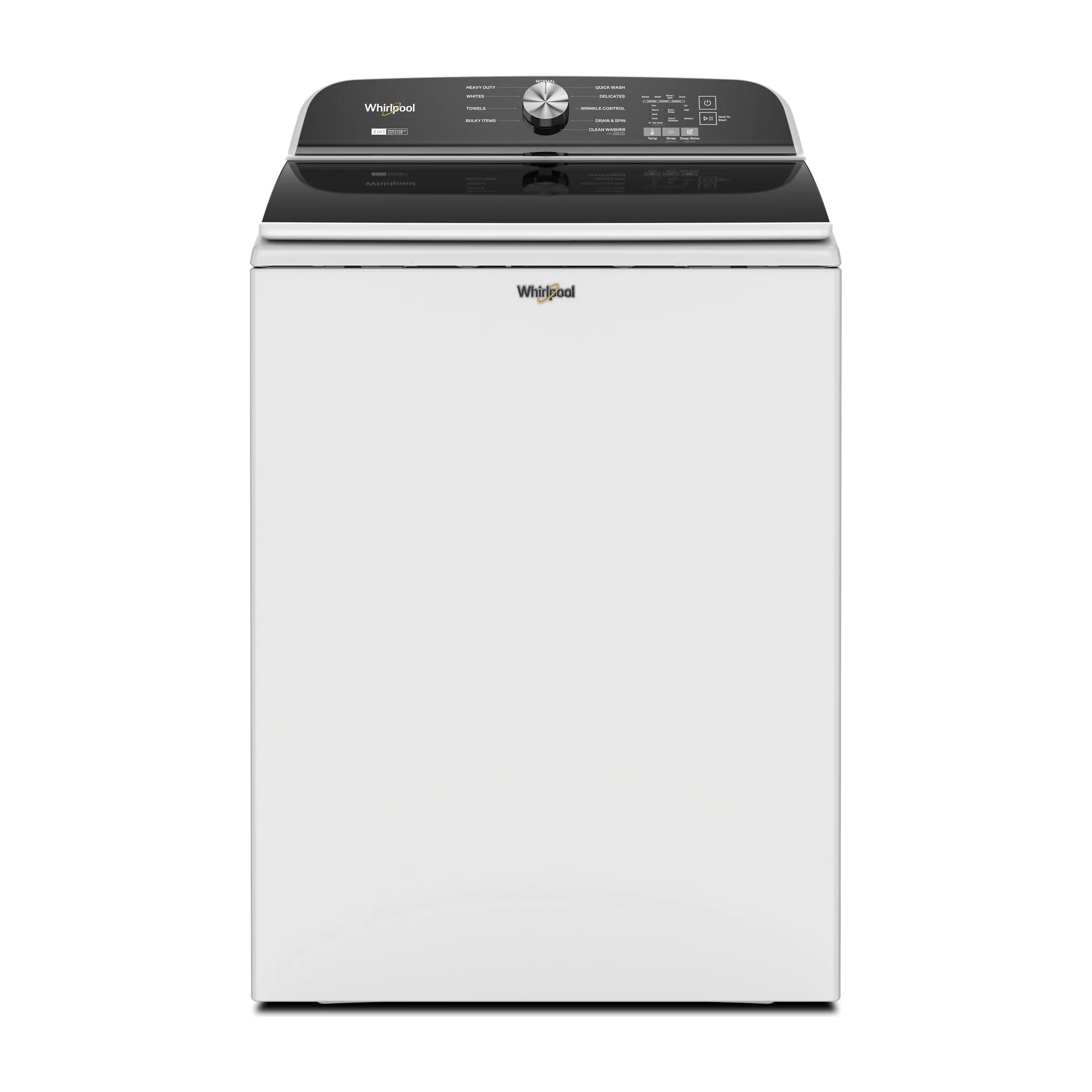 Factory Closeout Whirlpool 5.2 - 5.3 Cu. Ft. Whirlpool® Top Load Washer with Removable Agitator