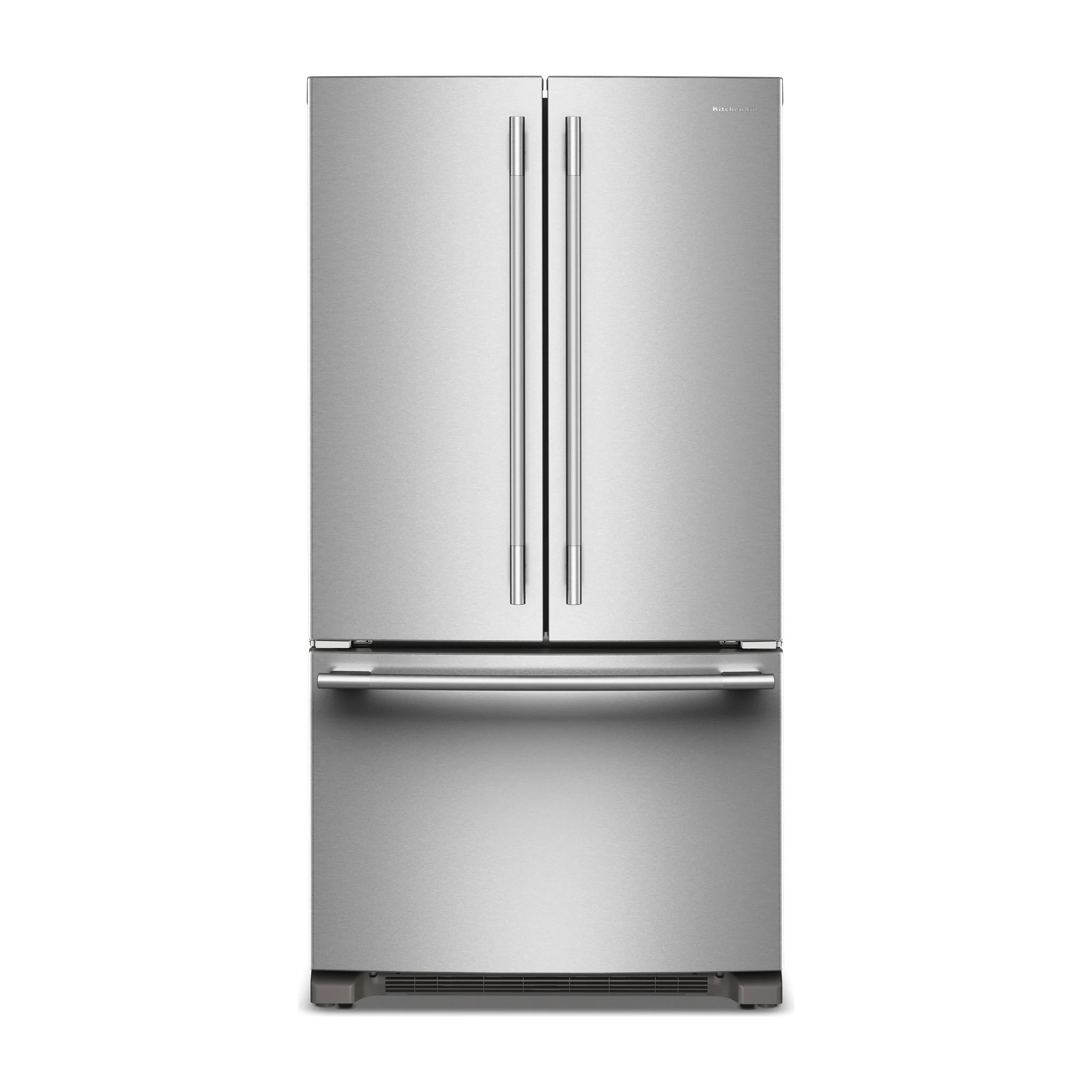 Factory Closeout KitchenAid 20 Cu. Ft. 36-Inch Counter-Depth French Door Refrigerator with Internal Water Dispenser in PrintShield® Stainless Steel