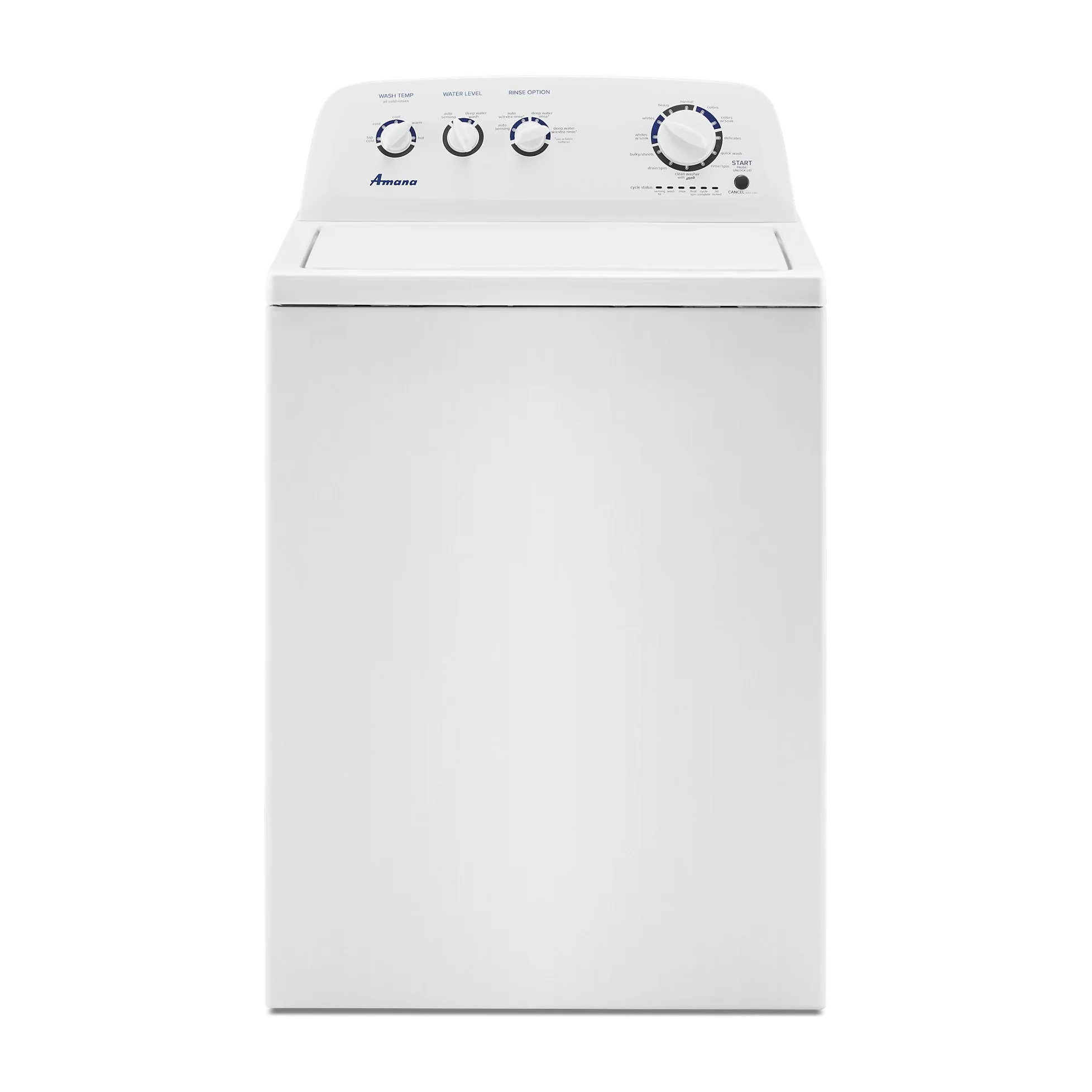 Factory Closeout Amana 3.8 cu. ft. Large Capacity Top Load Washer with High-Efficiency Agitator