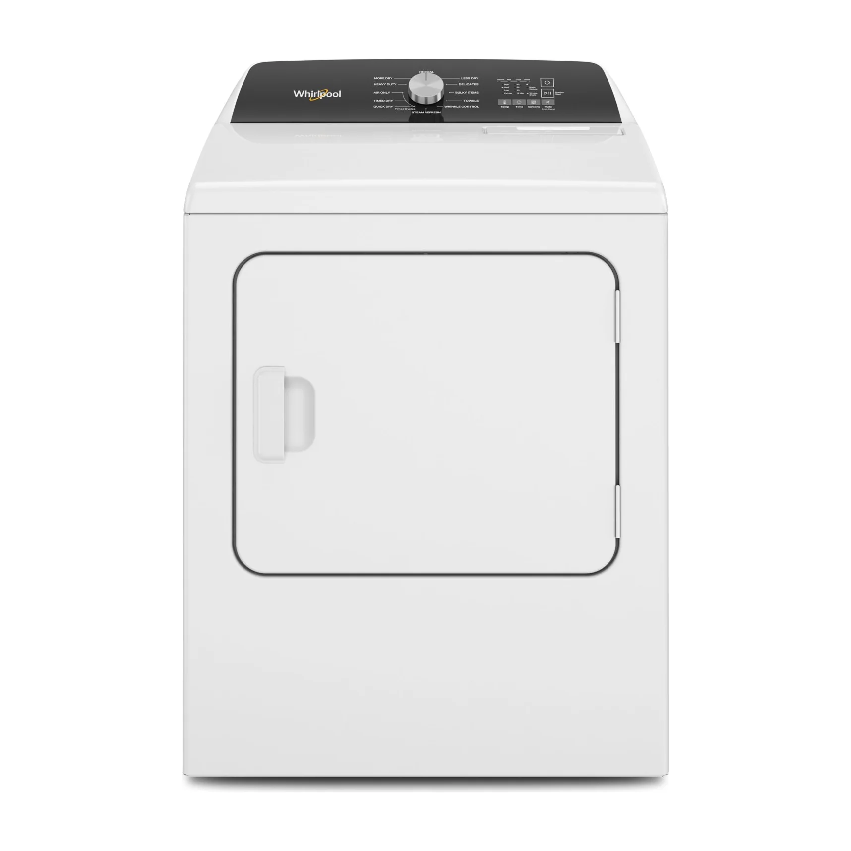 Factory Closeout Whirlpool 7.0 Cu. Ft. Top Load Electric Moisture Sensing Dryer with Steam