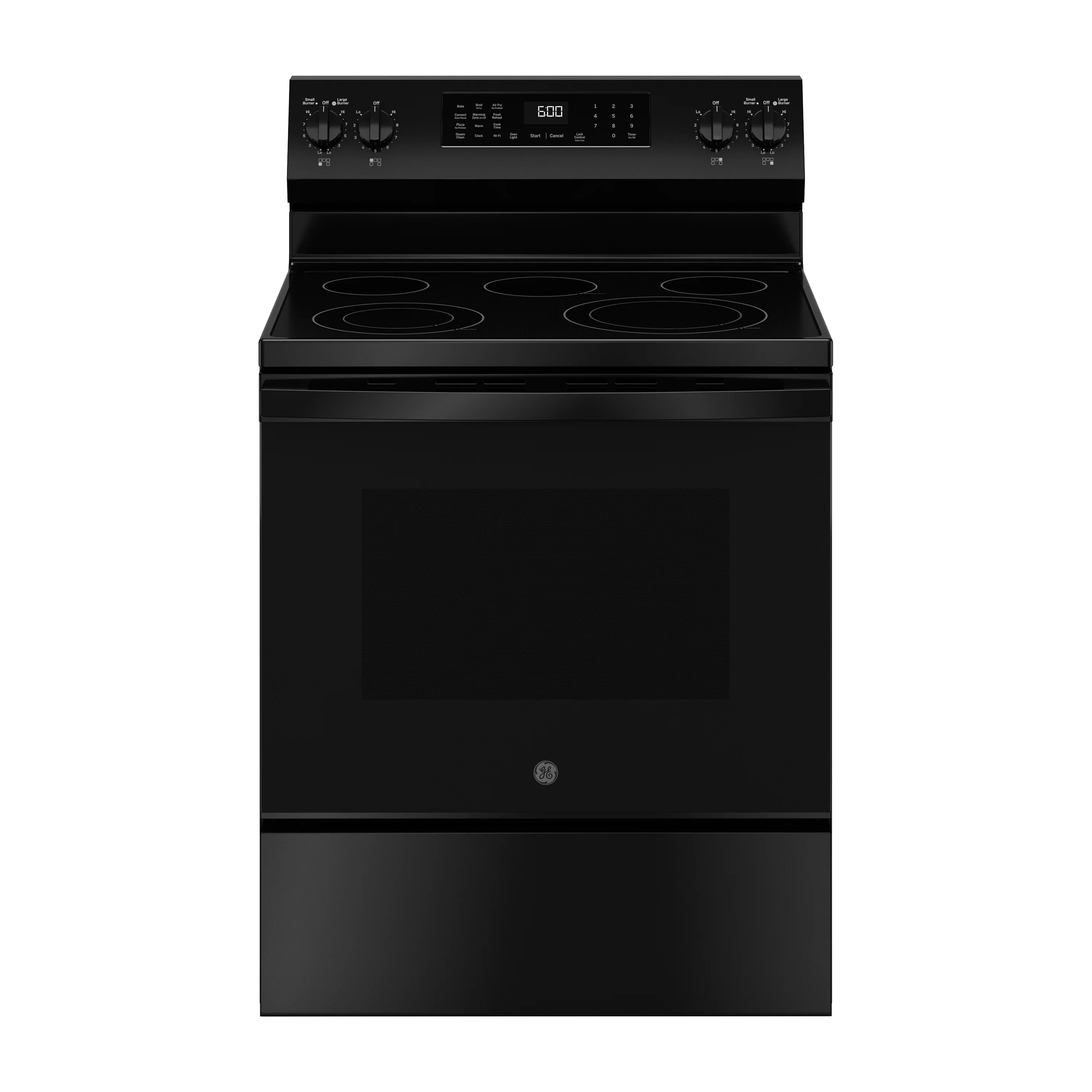 Factory Closeout GE GE® 30" Free-Standing Electric Convection Range with No Preheat Air Fry and EasyWash™ Oven Tray