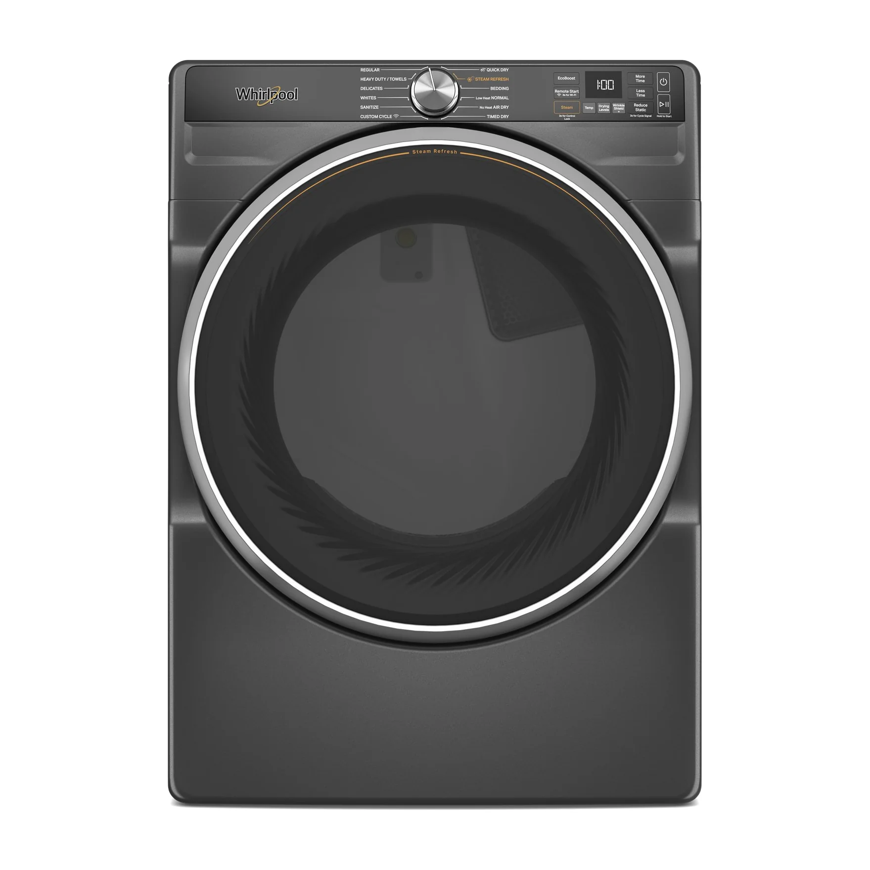 Factory Closeout Whirlpool 7.4 cu. ft. Smart Front Load ENERGY STAR® Electric Dryer with Steam Capabilities