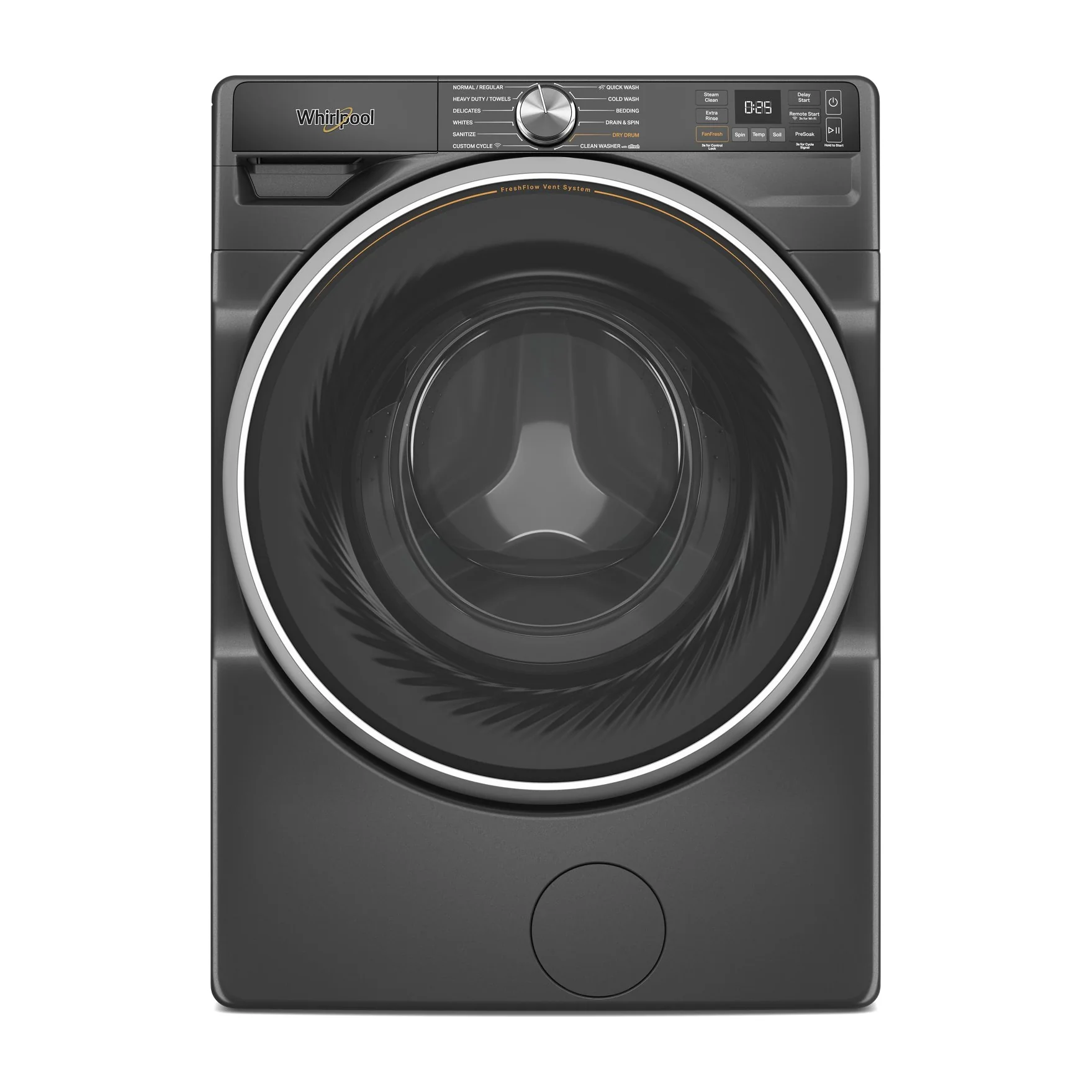 Factory Closeout Whirlpool 5.0 cu. ft. Smart Front Load ENERGY STAR® Certified Washer with FreshFlow™ Vent System and Intelligent Wash