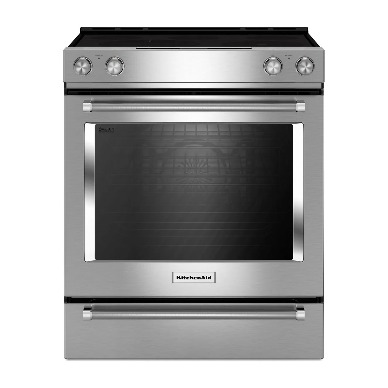 Factory Closeout KitchenAid 30-Inch 5-Element Electric Convection Slide-In Range with Baking Drawer