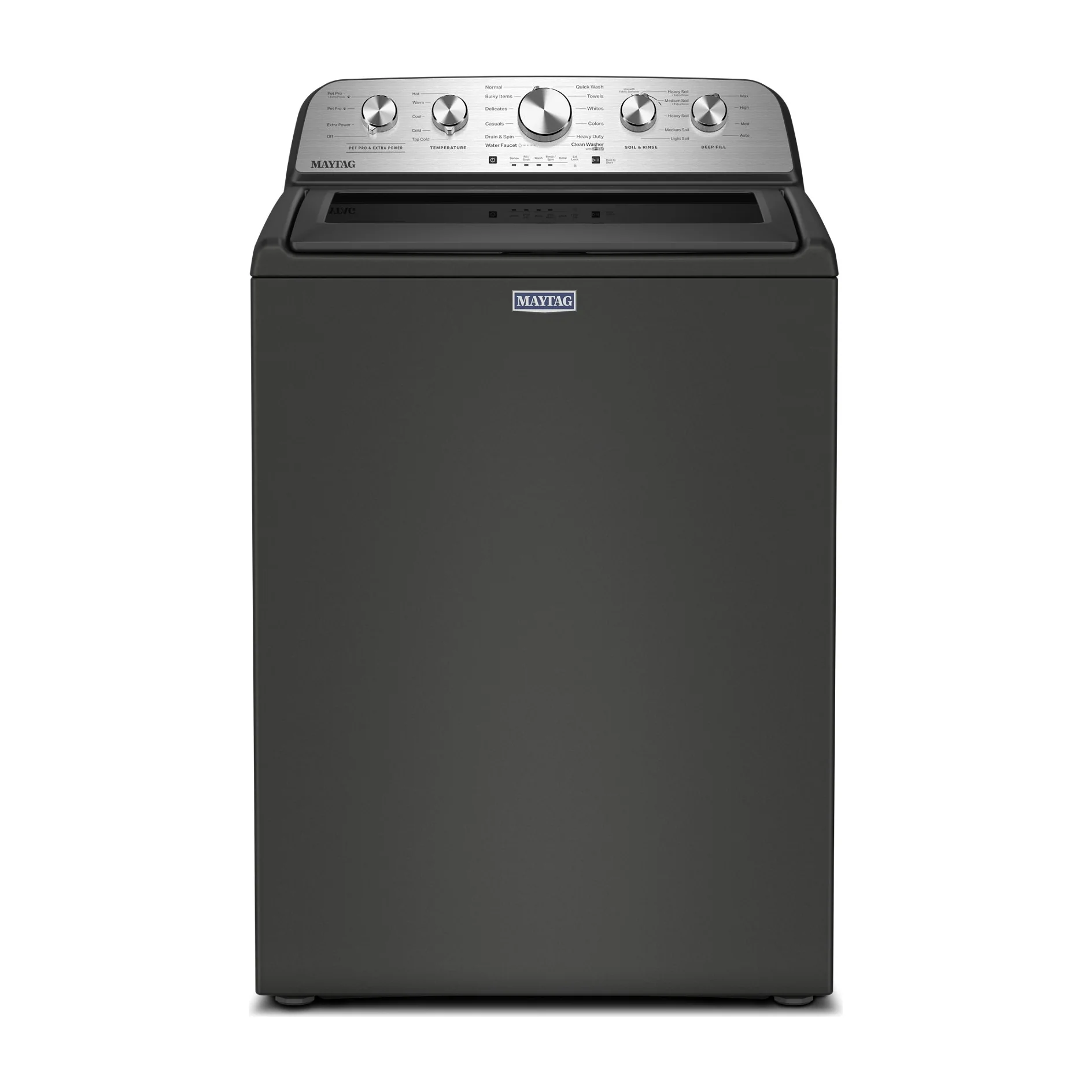 Factory Closeout Maytag 4.7 Cu Ft. Top Load Agitator Washer with Extra Power and Pet Pro Option