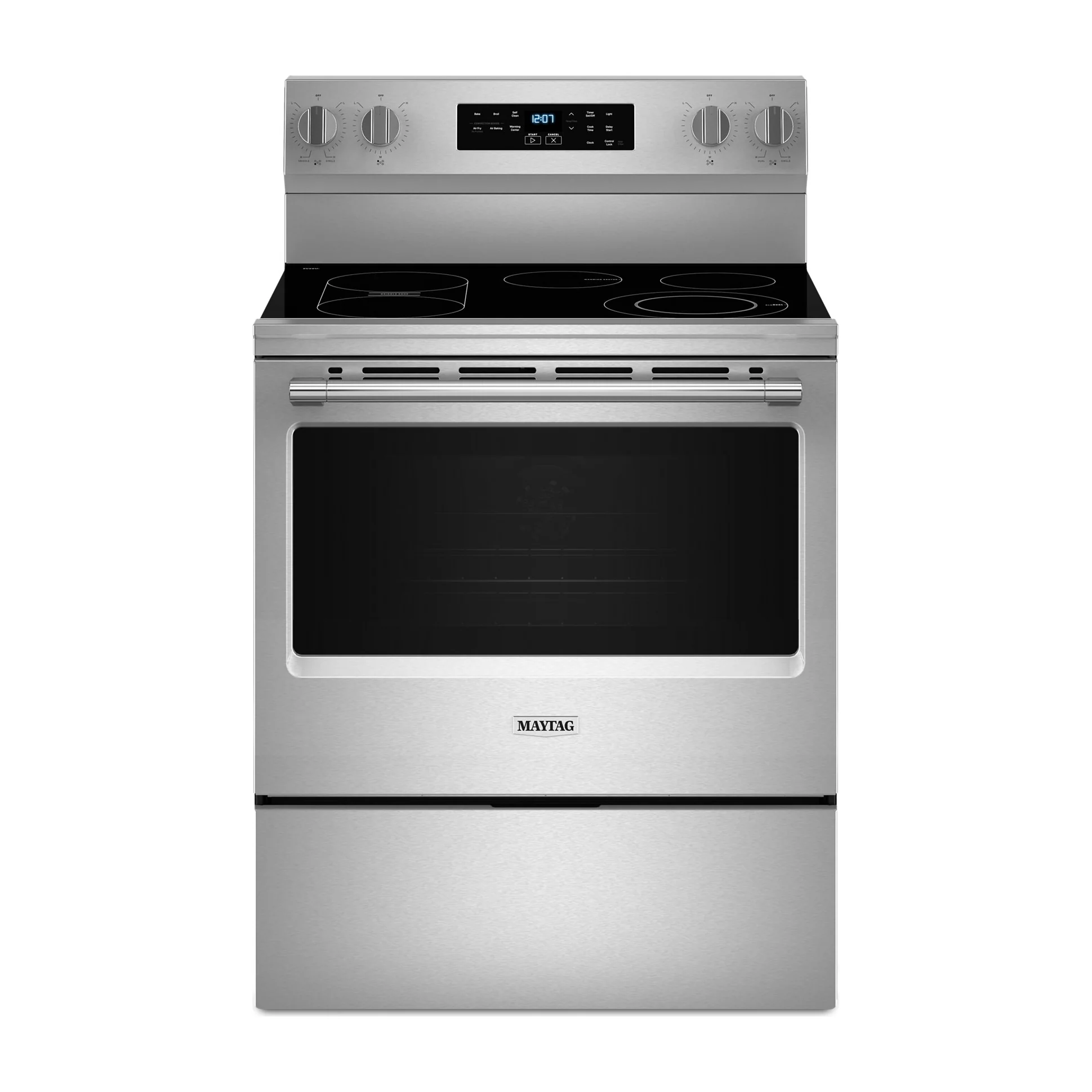 Factory Closeout Maytag 30-Inch Wide Electric Range With No Preheat Air Fry and Air Baking - 5.3 cu. ft.