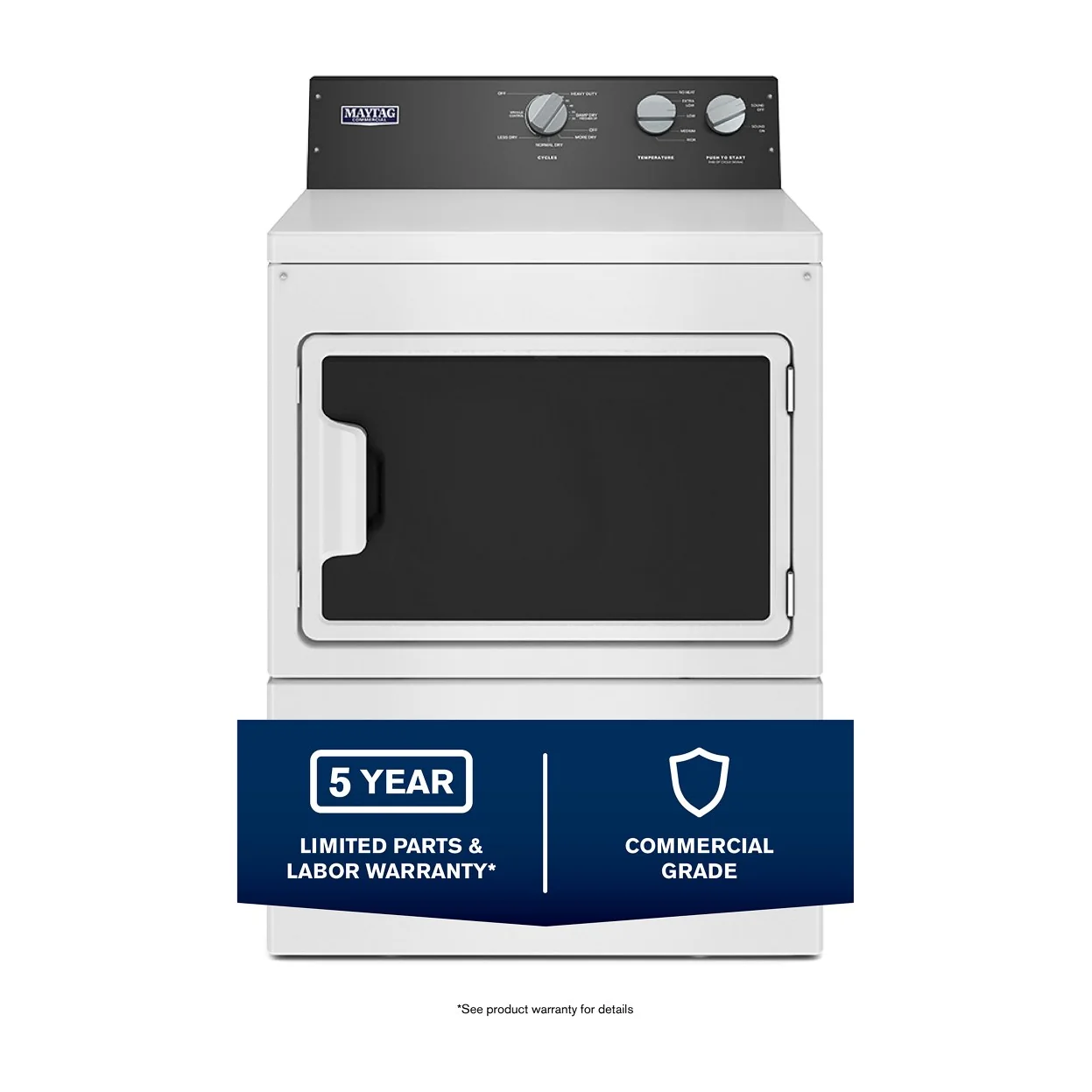 Factory Closeout Maytag Commercial-Grade Residential Electric Dryer - 7.4 cu. ft.