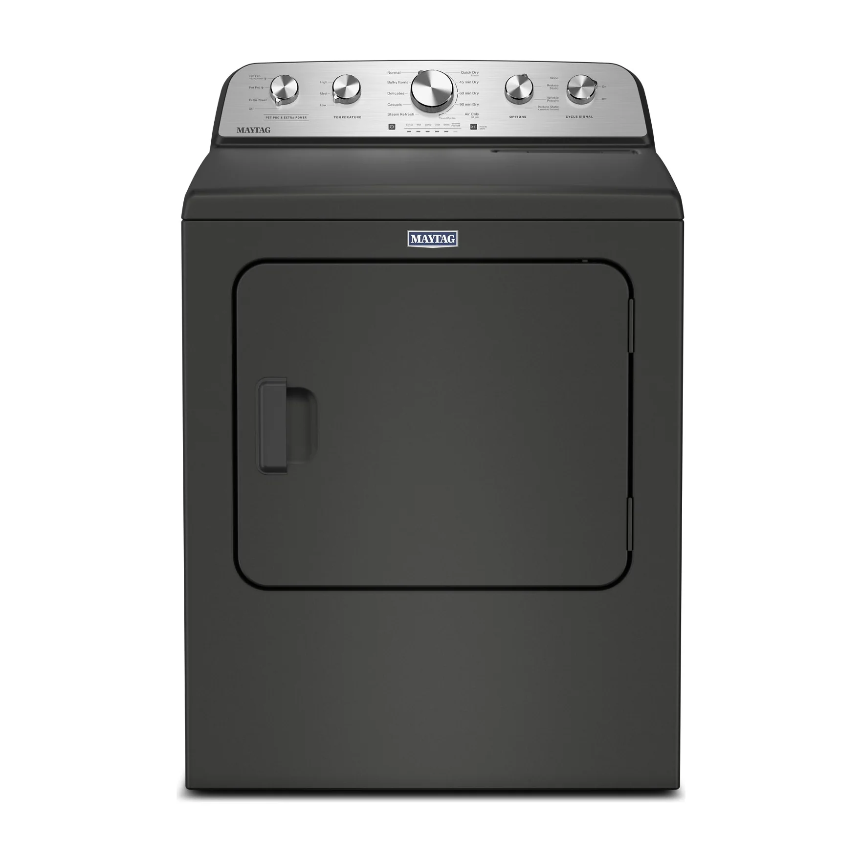 Factory Closeout Maytag 7.0 Cu Ft. Load Electric Dryer with Extra Power and Pet Pro Option