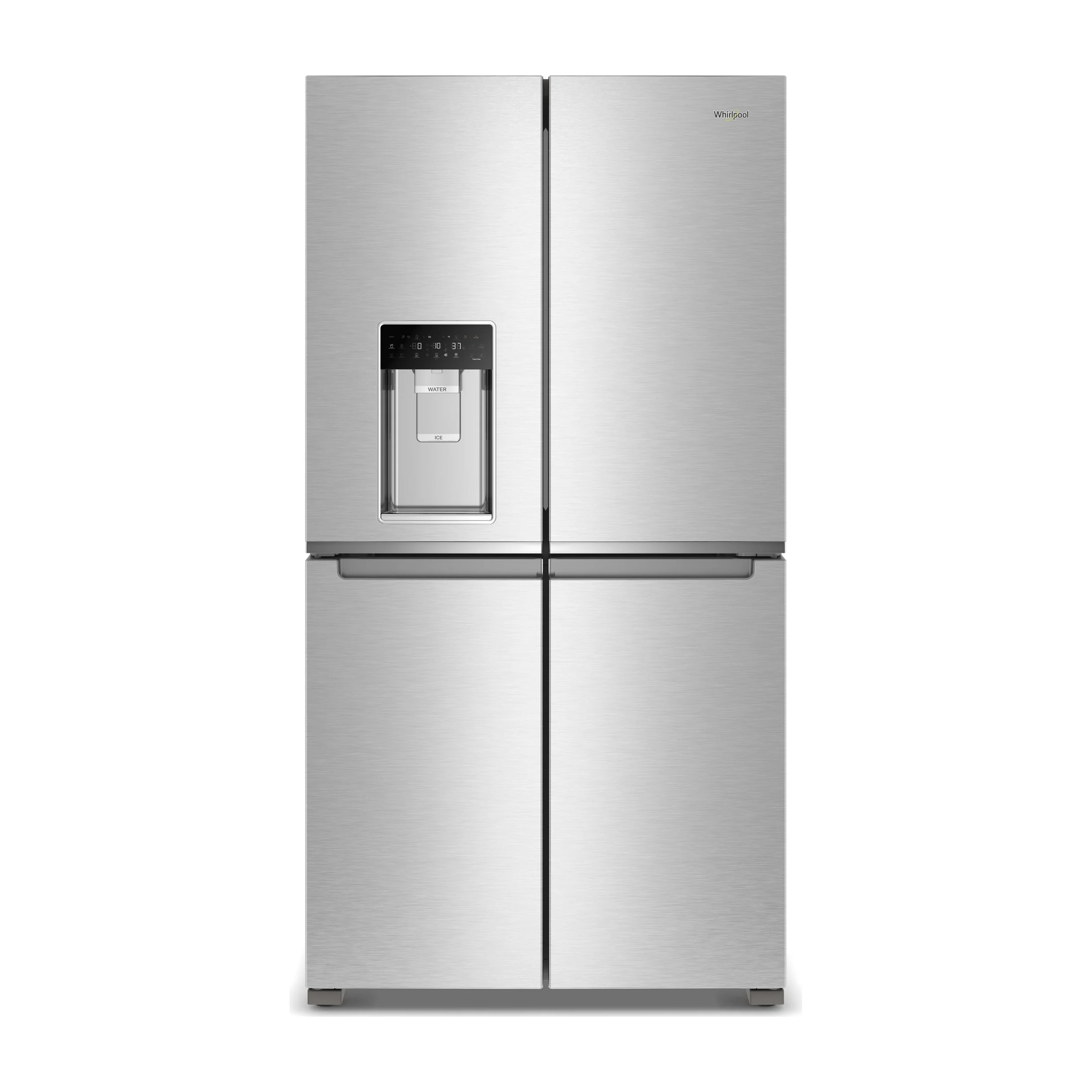Factory Closeout Whirlpool 36-Inch Counter Depth 4 Door Refrigerator with Ice Maker in Door