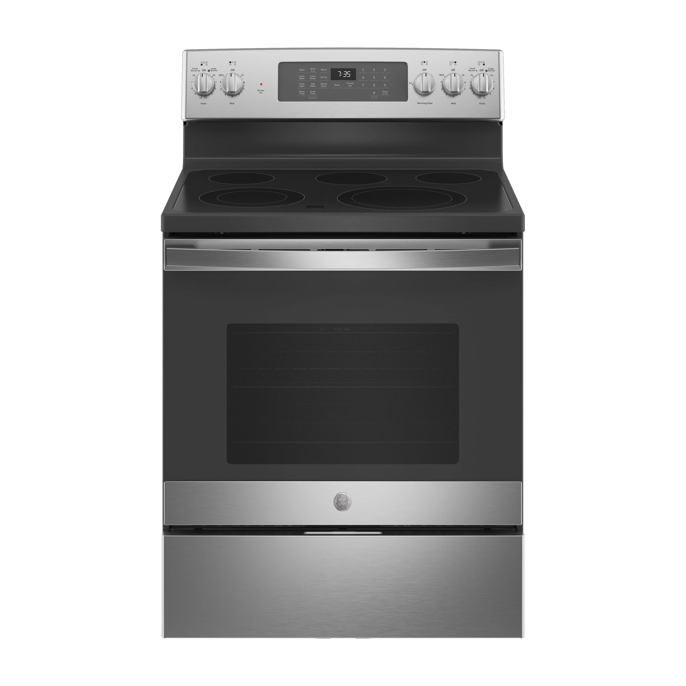 Factory Closeout GE GE® 30" Free-Standing Electric Convection Range with No Preheat Air Fry