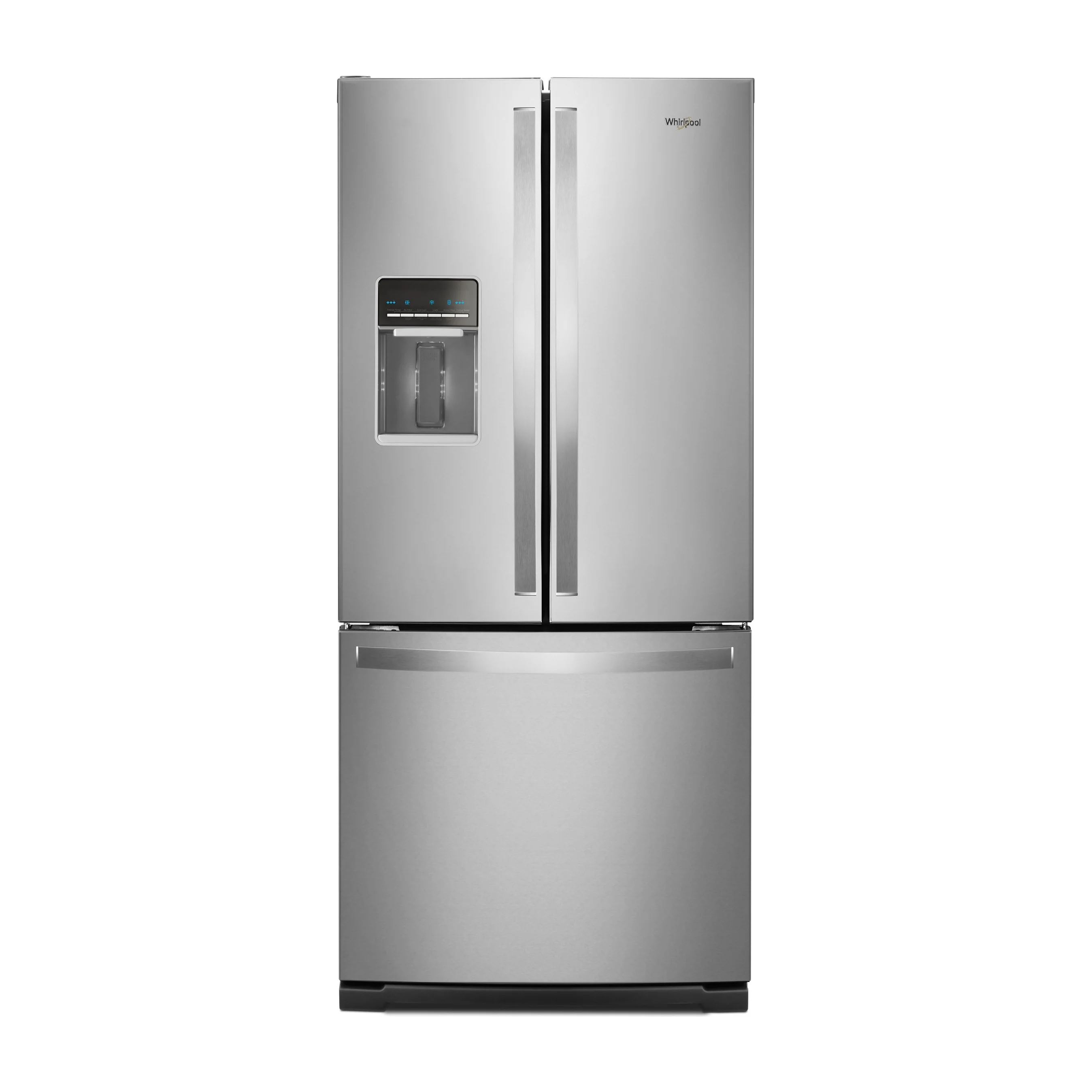 Factory Closeout Whirlpool 30-inch Wide French Door Refrigerator - 20 cu. ft.