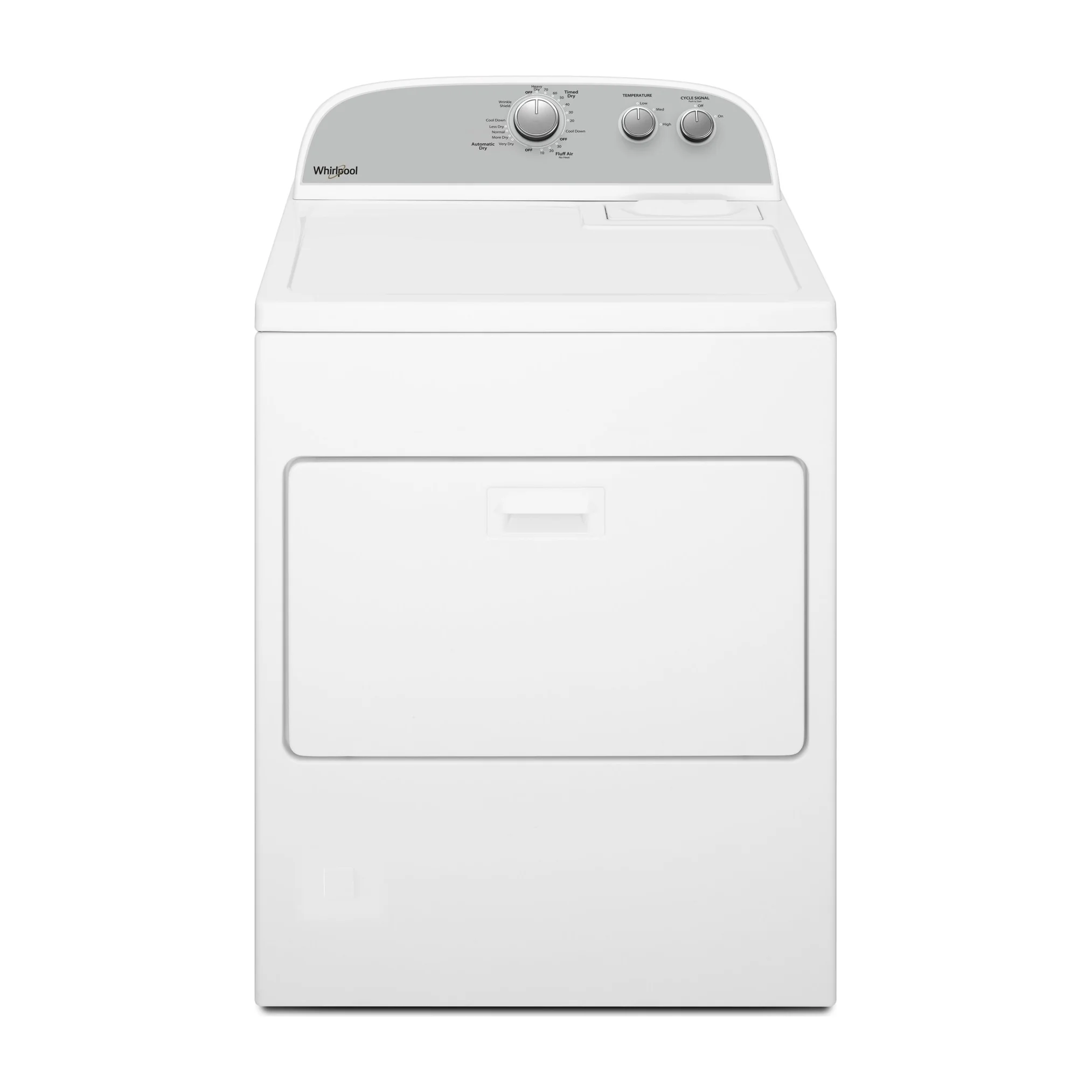 Factory Closeout Whirlpool 7.0 cu. ft. Top Load Electric Dryer with AutoDry™ Drying System