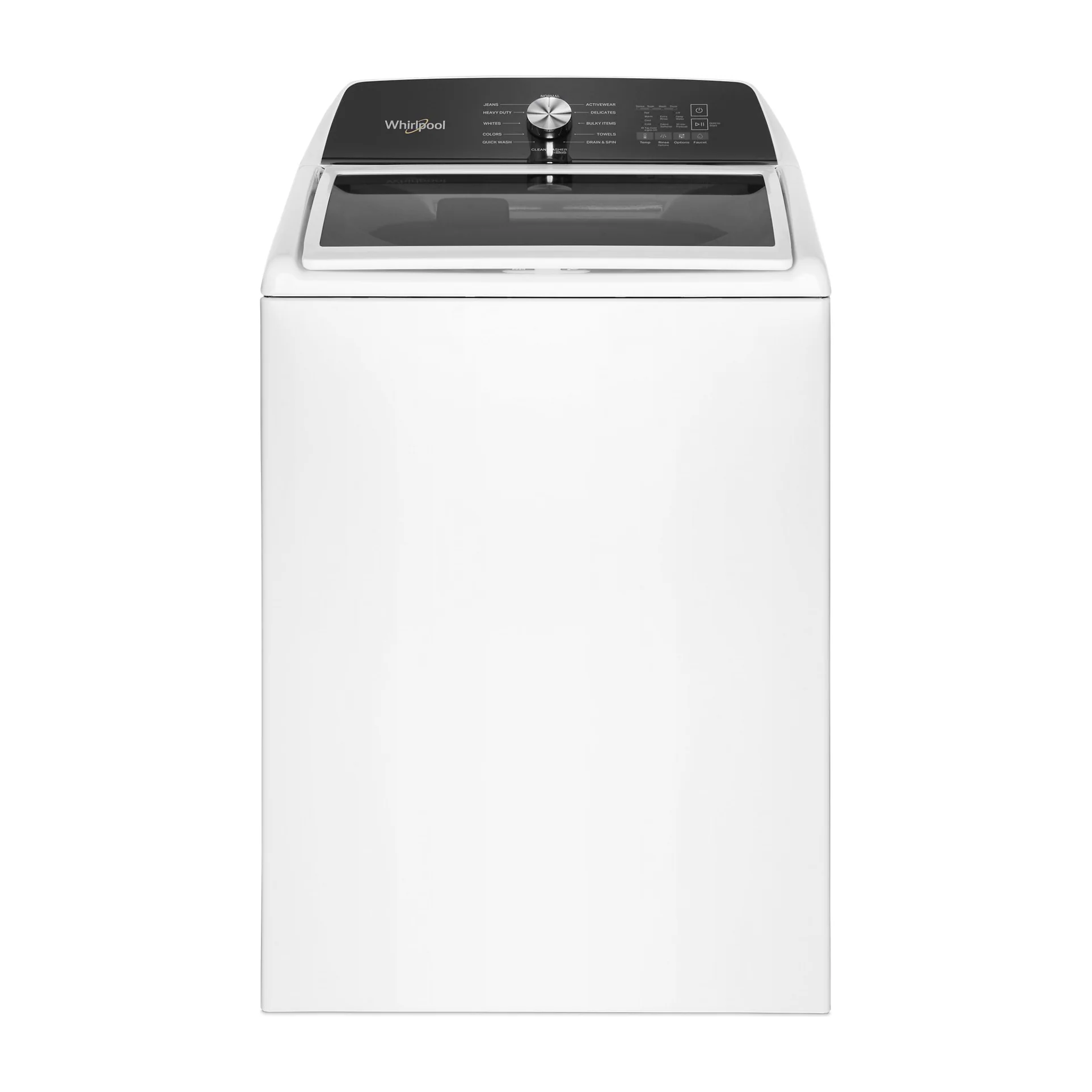 Factory Closeout Whirlpool 4.6 Cu. Ft. Top Load Impeller Washer with Built-in Faucet